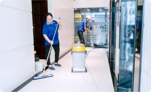 Dịch vụ vệ sinh văn phòng của NHONVIET 